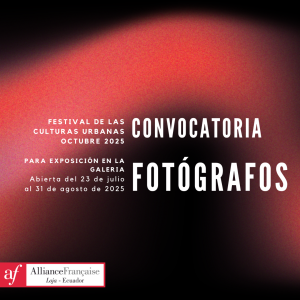 Convocatoria abierta – Fotógrafo – Festival de las culturas urbanas 2025